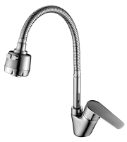Смеситель для кухни Rossinka S35-26 с гибким изливом