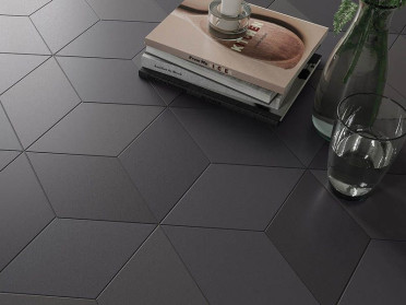 Керамогранит FLOW DIAMOND DECOR BLACK (117360) (14 вариантов оттенка) 13.9x23.95 от WOW (Испания)