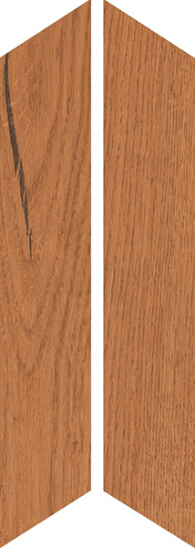 Керамогранит FEELWOOD CHERRY CHEVRON (B71037) 7.5x40.7 от Bottega (Италия)