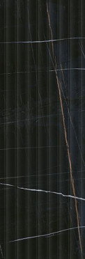 Настенная плитка Греппи 14035R черный структура обрезной 40x120 от Kerama Marazzi (Россия)
