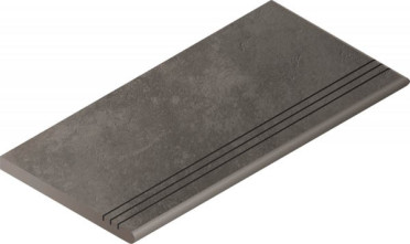 Угловая ступень BLACK GRADINO ROUND GRIP DX правая 30x60 от Italon (Россия)