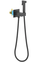 Гигиенический душ со смесителем Aquatek Лира AQ1025MB черный