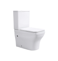 Унитаз-компакт напольный с бачком и сиденьем микролифт Aquatek Амадео AQ2914-00 безободковый