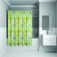 Штора для ванной Iddis Promo P01P118i11 зеленый
