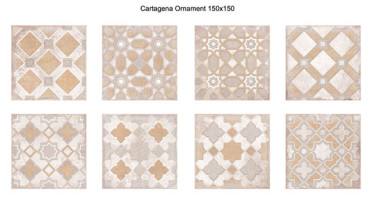 Настенная плитка Cartagena Ornament 15x15 от Eletto Ceramica (Россия)