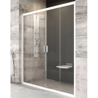 Душевая дверь в нишу Ravak Blix BLDP4-140 профиль белый, стекло прозрачное