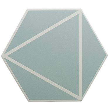 Керамогранит FANCY LINES BLUE (127016) 20x23 от DNA Tiles (Испания)