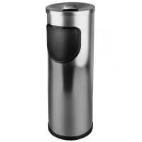 Урна с пепельницей Nofer Paper 14122.2.S хром