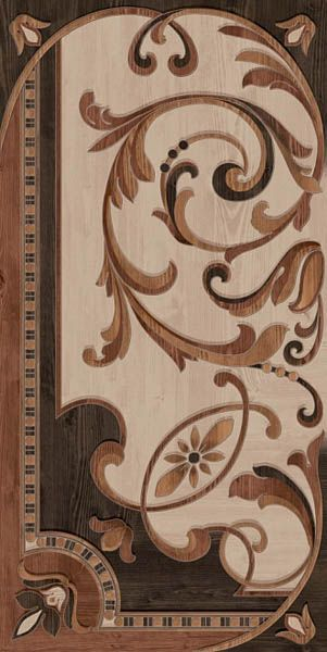 Керамогранит Гранд Вуд DD570700R декорированный левый обрезной 80x160 от Kerama Marazzi (Россия)