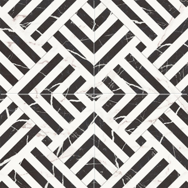 Керамогранит APOLLON Charcoal Black Pre-cut 45x45 от Etili Seramik (Турция)