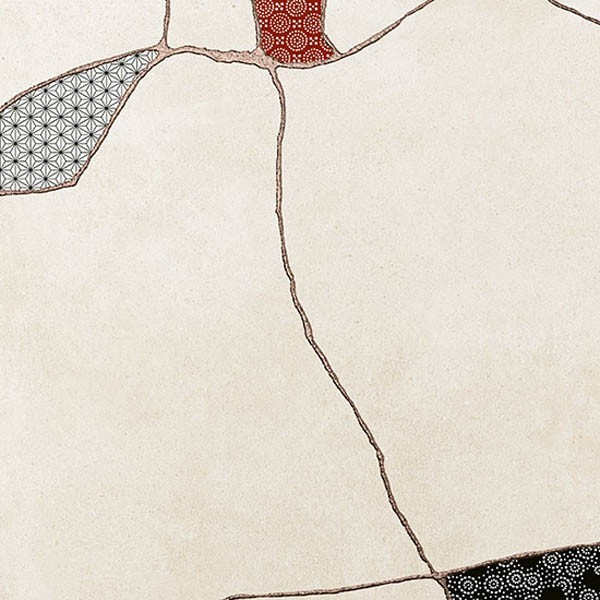 Керамогранит KINTSUGI Japan-Hibi MOONLIGHT NAT. 60x60 от Fioranese Ceramica (Италия)