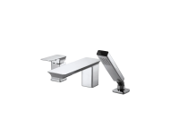 Смеситель на борт ванны на 3 отверстия Bravat Phillis F556101C-2-ENG