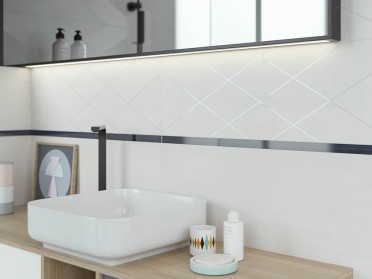 Плитка настенная Wonder Grigio 25x75 от Paradyz (Польша)