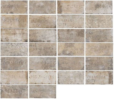 Керамогранит напольн/настен.Chicago CITY MIX SOUTH SIDE (mix 26) 10x20 от Cir Ceramiche (Италия)