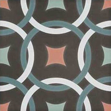 Керамогранит SYNC CHAIN BLUE (125636) 15x15 от DNA Tiles (Испания)