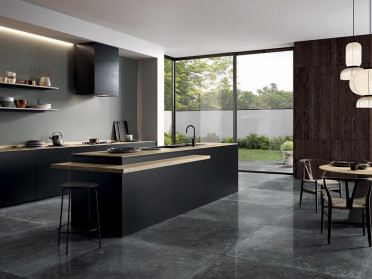 Керамогранит NORDIK STONE DOMINO BLACK ret (0004880) 60x120 от Flaviker (Италия)