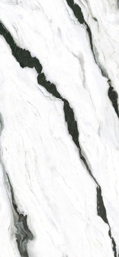 Керамогранит Panda White Polished (6 мм) (MN072AP271206) 120x270 от Moreroom (Китай)