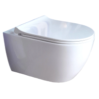 Унитаз подвесной с сиденьем микролифт Aquatek Поларис AQ0700-01 безободковый