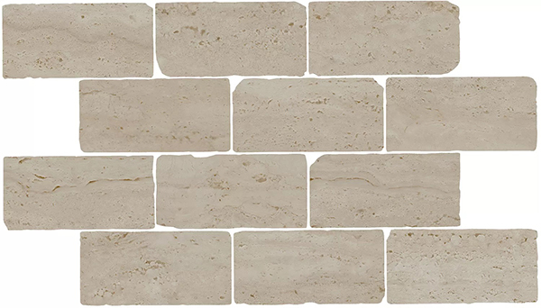 Бордюр Сан-Марко мозаичный бежевый матовый обрезной (BR034) 26.5x46.5x0.9 от Kerama Marazzi (Россия)