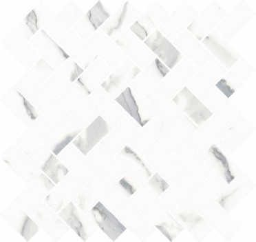 Мозаика STELLARIS STATUARIO WHITE MOSAICO CROSS (620110000211) 31.5x29.7 от Italon (Россия)