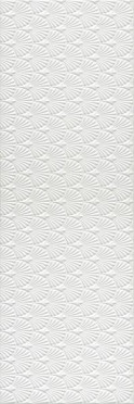 Настенная плитка Гарса структура белый матовый обрезной (12154R) 25x75x9 от Kerama Marazzi (Россия)
