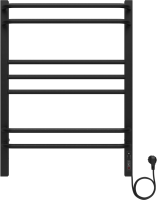 Полотенцесушитель электрический 500x700 Aquatek Бетта AQ EL KRC0770BL черный