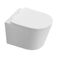 Унитаз подвесной с сиденьем микролифт Aquatek Таурус AQ1580T-00 безободковый