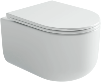 Унитаз подвесной с сиденьем микролифт Ceramica Nova Ulma CN4006 безободковый