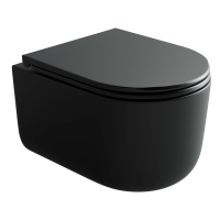 Унитаз подвесной с сиденьем микролифт Ceramica Nova Ulma CN4006TMB безободковый