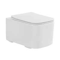 Унитаз подвесной с сиденьем микролифт Aquatek Квадро AQ1515T-00 безободковый