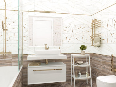 Настенная плитка Esprit Calacatta (WT9ESR00) 25x50x9 от AltaCera (Россия)