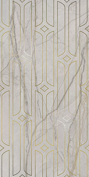 Декор Ифран серый светлый глянцевый обрезной (KMD3STA029BR) 60x119.5x0.9 от Kerama Marazzi (Россия)