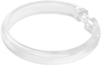 Набор колец для шторы в ванную Iddis Transparent RID010P белый