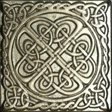 Декор SILVO-25 вставка WALES латунная 5x5 от BronzoDecor (Россия)