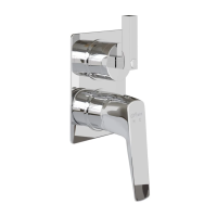 Смеситель для ванны Paini Bari RTCR6911 встраиваемый, хром