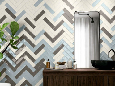 Настенная плитка OCEAN GREEN GLOSS PB 7.5x30 от Ribesalbes (Испания)