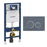 Инсталляция для унитаза Geberit Duofix UP320 111.300.00.5, кнопка смыва серая