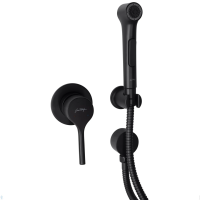 Гигиенический душ со смесителем Jacob Delafon Elate E24610-BL черный