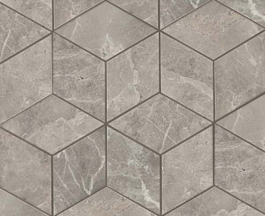 Мозаика Marvel Grey Fleury Mos. Esagono Lapp. ADVO 30x35 от Atlas Concorde (Италия)