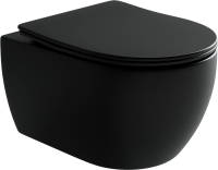 Унитаз подвесной с сиденьем микролифт Ceramica Nova Play CN3001MB безободковый