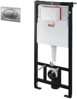 Инсталляция для подвесного унитаза 3 в 1 AlcaPlast Sadromodul AM101/1120-3:1RUS SET+M71