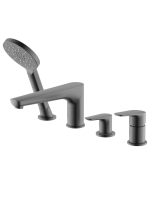 Смеситель для ванны Aquatek Бетта AQ1148BGM оружейная сталь