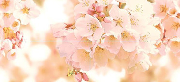 Панно Cherry (CW2H454DT) многоцветное 40x88 от Cersanit (Россия)