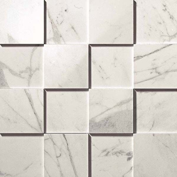 Мозаика Marvel Statuario Select Mosaico 3D ADP6 30x30 от Atlas Concorde (Италия)