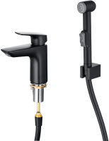 Смеситель для раковины Aquatek Вега 97 AQ1012MB черный