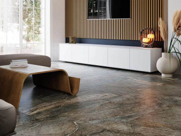 Керамогранит Сильвер Рут DL013100R серый обрезной 119.5x119.5 от Kerama Marazzi (Россия)