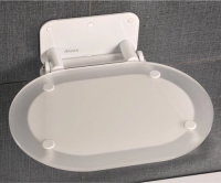 Сиденье для душа Ravak OVO Chrome clear/white B8F0000028 (Уценка 2411532)