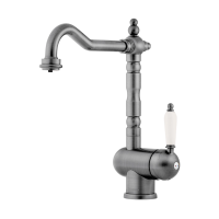 Смеситель для кухни Omoikiri Kyoto 2 Plus-SI 4994352 античное серебро