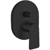 Смеситель для душа Cezares Lagos LAGOS-VDIM-NOP встраиваемый, черный