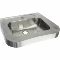 Раковина подвесная Nofer 65 13024.2.S хром